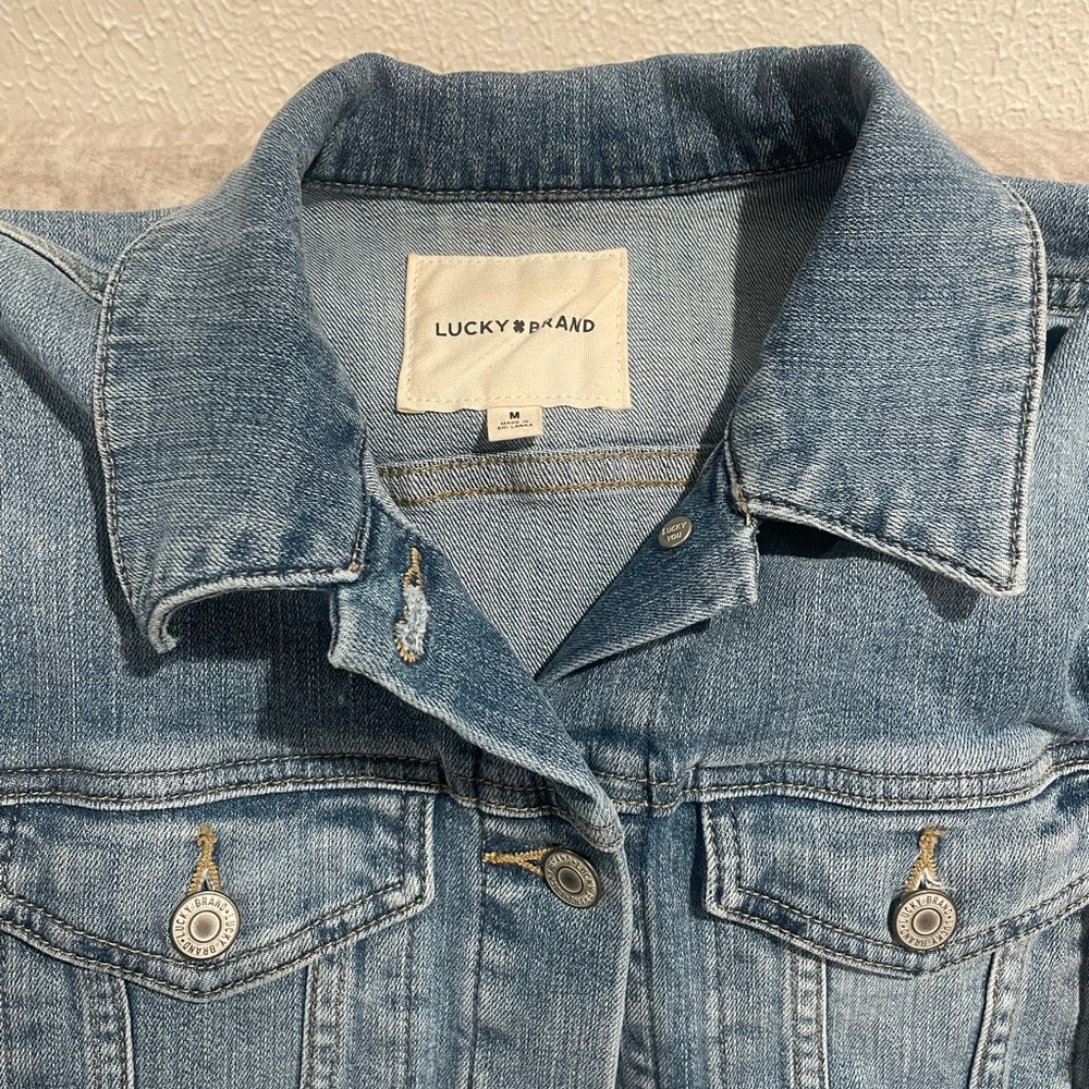 NWOT Lucky Brand Denim Jean Jacket